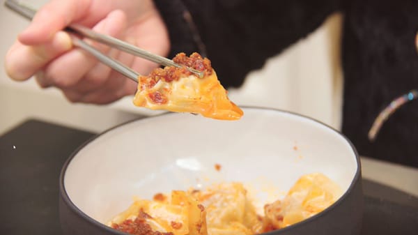 Chili Wontons Inspired by Memories at Din Tai Fung