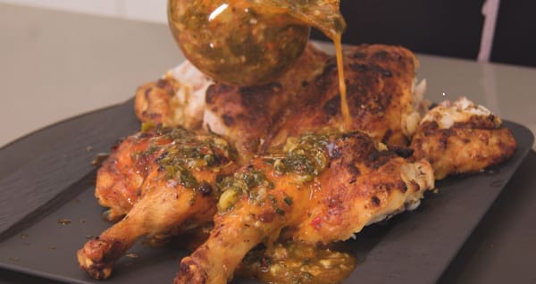 Spicy Lemon Garlic Chicken Inspired by Chicken Maison